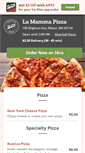 Mobile Screenshot of lamammaspizza.com